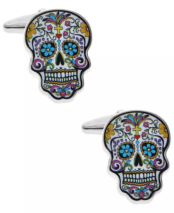 Запонки Sutton в виде сахарного черепа серебристого тона Rhona Sutton, multi
Запонки Sutton в виде сахарного черепа серебристого тона Rhona Sutton, multi