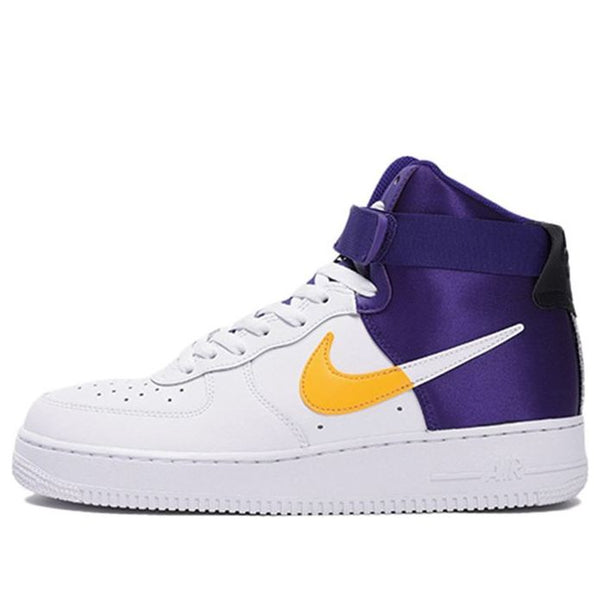Кроссовки x nba air force 1 high '07 'lakers' Nike, белый 
Кроссовки x nba air force 1 high '07 'lakers' Nike, белый