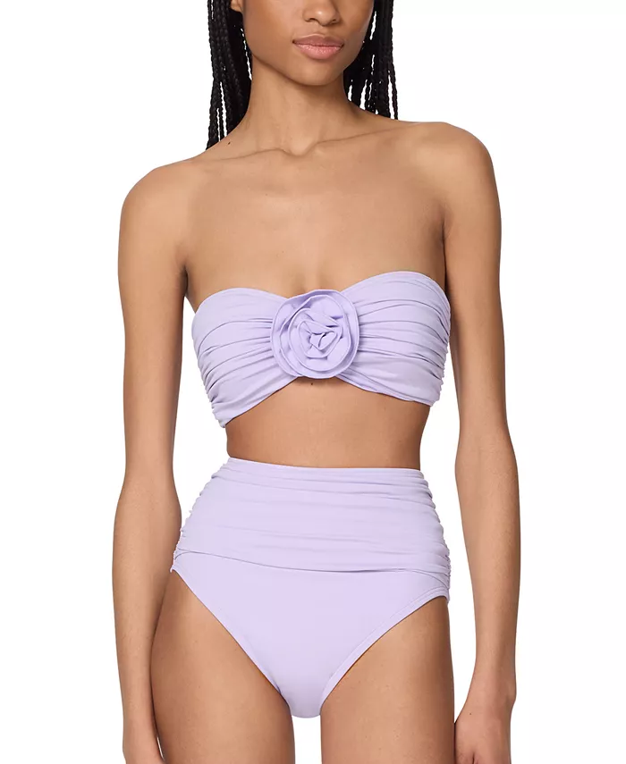 Женский конвертируемый топ-бандо бикини с деталью в виде розетки kate spade new york, фиолетовый
Женский конвертируемый топ-бандо бикини с деталью в виде розетки kate spade new york, фиолетовый