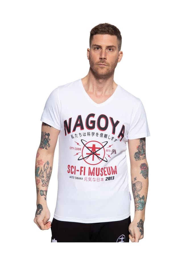 Футболка с контрастным принтом кода города Akito Tanaka, белый
Футболка с контрастным принтом кода города Akito Tanaka, белый