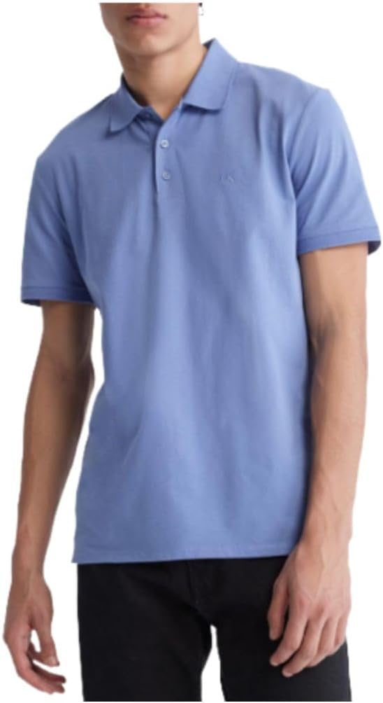 Мужская рубашка-поло Calvin Klein из гладкого хлопка с монограммой и логотипом, Bleached Denim
Мужская рубашка-поло Calvin Klein из гладкого хлопка с монограммой и логотипом, Bleached Denim