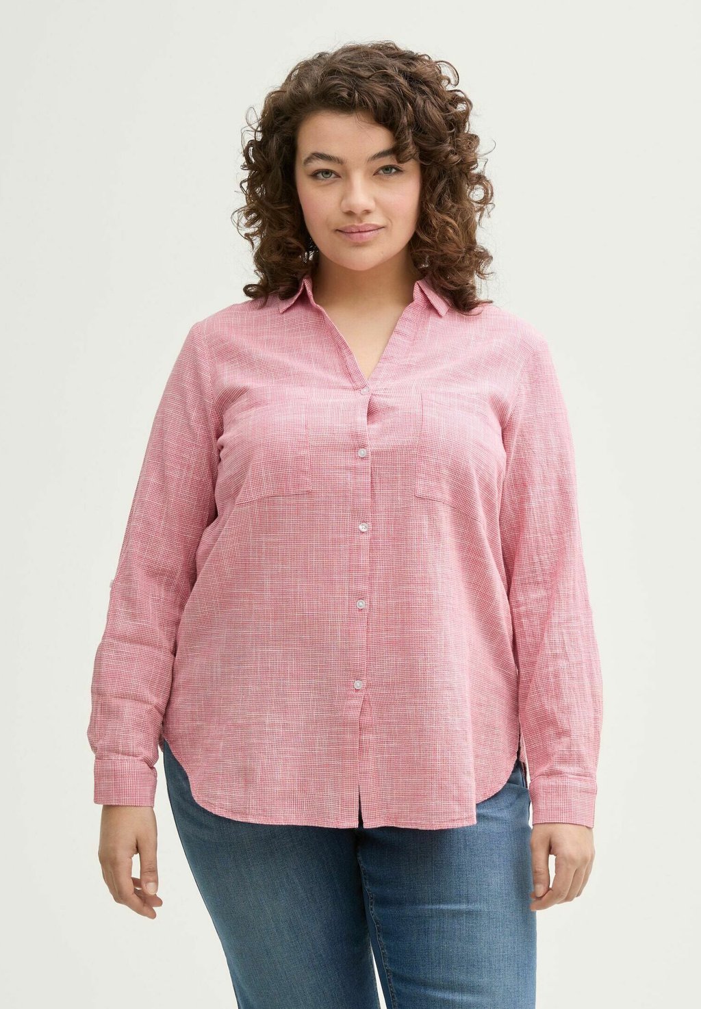 Блузка на пуговицах STRUKTURIERTE TOM TAILOR, светло-красный
Блузка на пуговицах STRUKTURIERTE TOM TAILOR, светло-красный