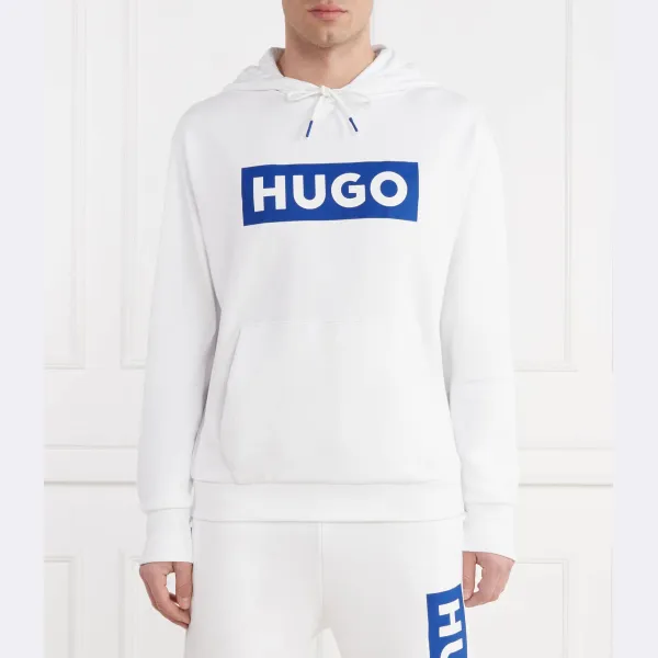 Толстовка Nalves стандартного кроя Hugo, белый 
Толстовка Nalves стандартного кроя Hugo, белый