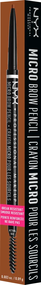 Карандаш для бровей Micro 03 Темно-рыжий 0,5 г. NYX PROFESSIONAL MAKEUP
Карандаш для бровей Micro 03 Темно-рыжий 0,5 г. NYX PROFESSIONAL MAKEUP