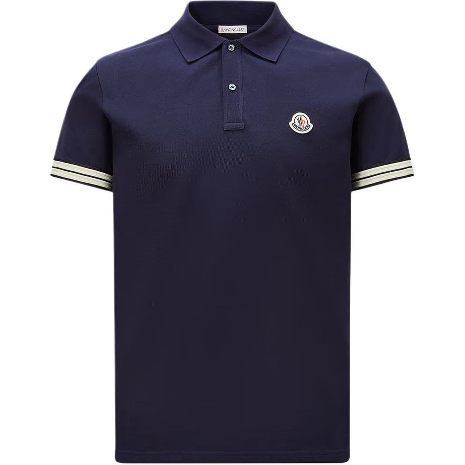 Поло с коротким рукавом и нашивкой с логотипом Moncler, темно-синий
Поло с коротким рукавом и нашивкой с логотипом Moncler, темно-синий