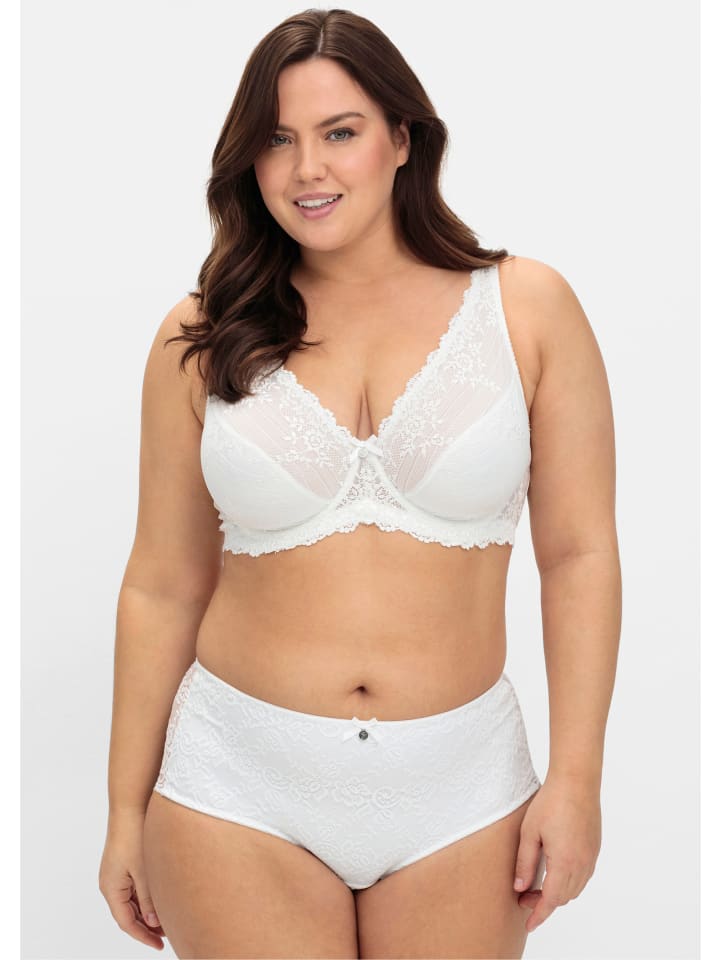 Бюстгальтер на косточках sheego, белый
Бюстгальтер на косточках sheego, белый