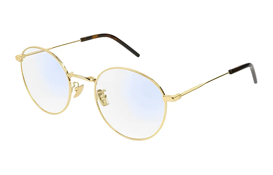 Очки с круглой оправой SAINT LAURENT, золотой
Очки с круглой оправой SAINT LAURENT, золотой