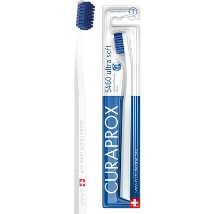 Зубная щетка Curaprox CS 5460 Ultra Soft для взрослых с ультрамягкой щетиной CUREN 5460 бело-синего цвета
Зубная щетка Curaprox CS 5460 Ultra Soft для взрослых с ультрамягкой щетиной CUREN 5460 бело-синего цвета