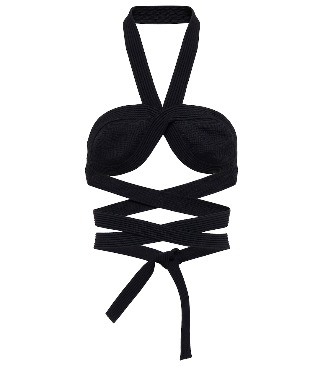 Бюстгальтер-бралетт Rooke с завязкой на шее Khaite, черный
Бюстгальтер-бралетт Rooke с завязкой на шее Khaite, черный