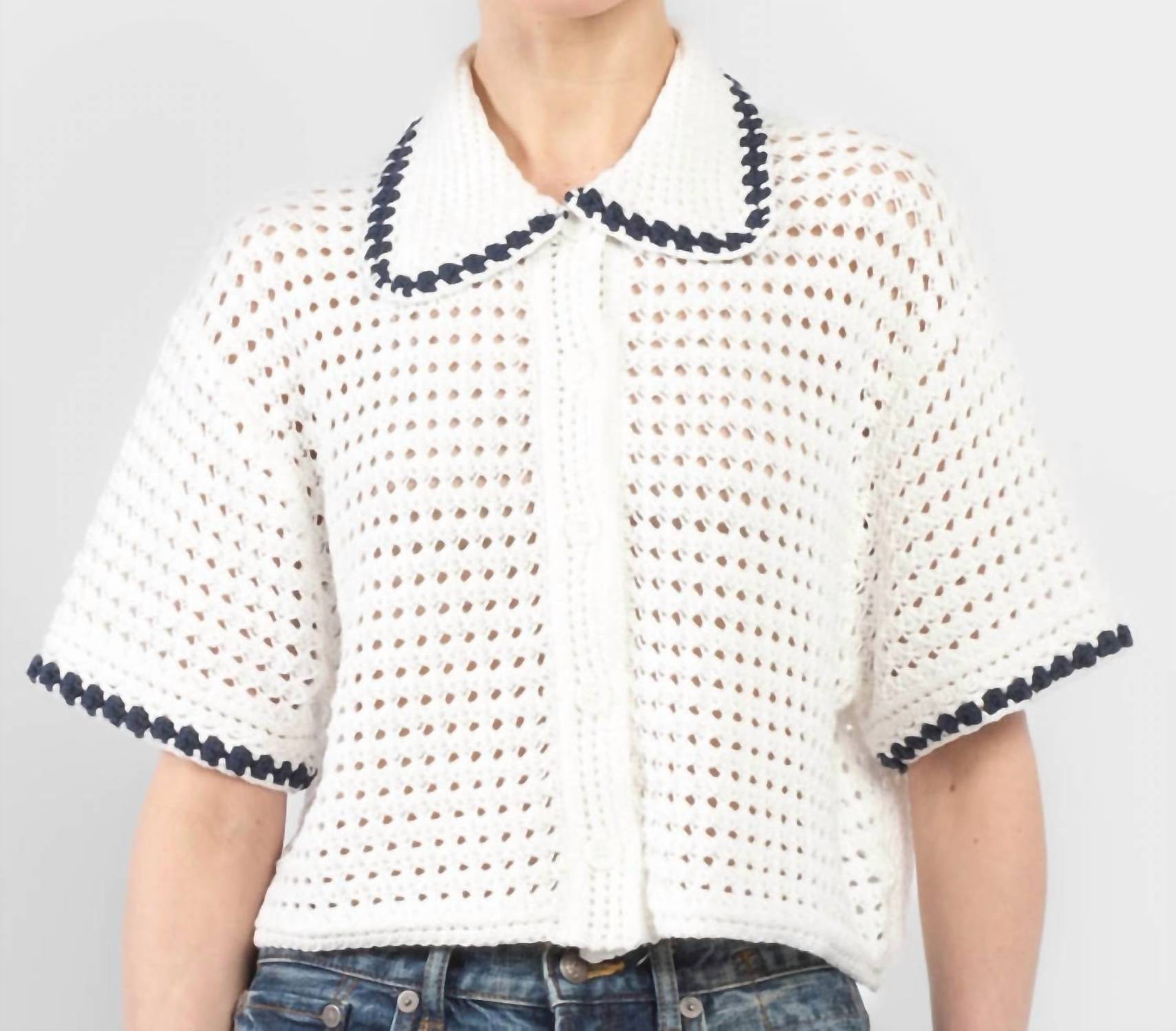 SIMKHAI Рубашка Shiloh Camp цвета слоновой кости
SIMKHAI Рубашка Shiloh Camp цвета слоновой кости