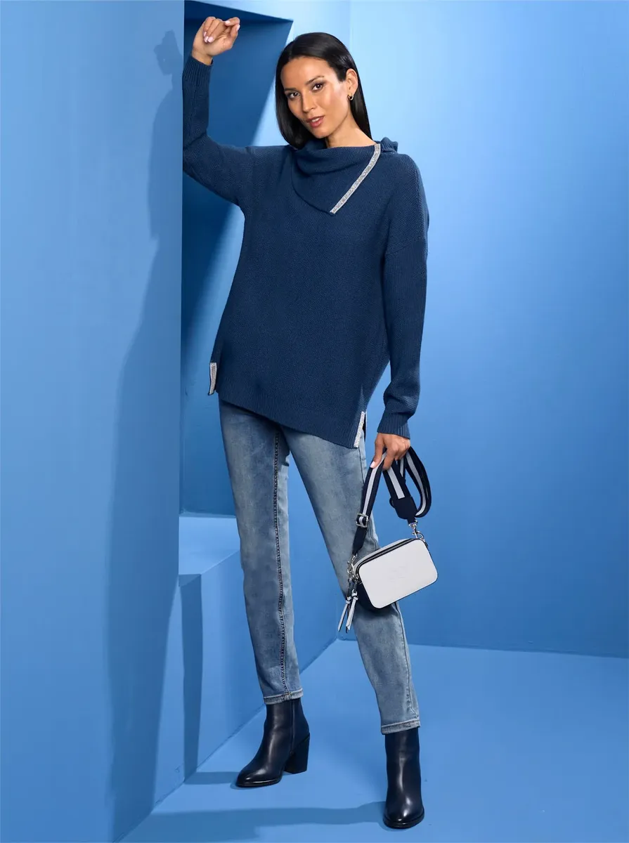 RICK CARDONA by Heine вязаный свитер "Пуловер", синий
RICK CARDONA by Heine вязаный свитер "Пуловер", синий