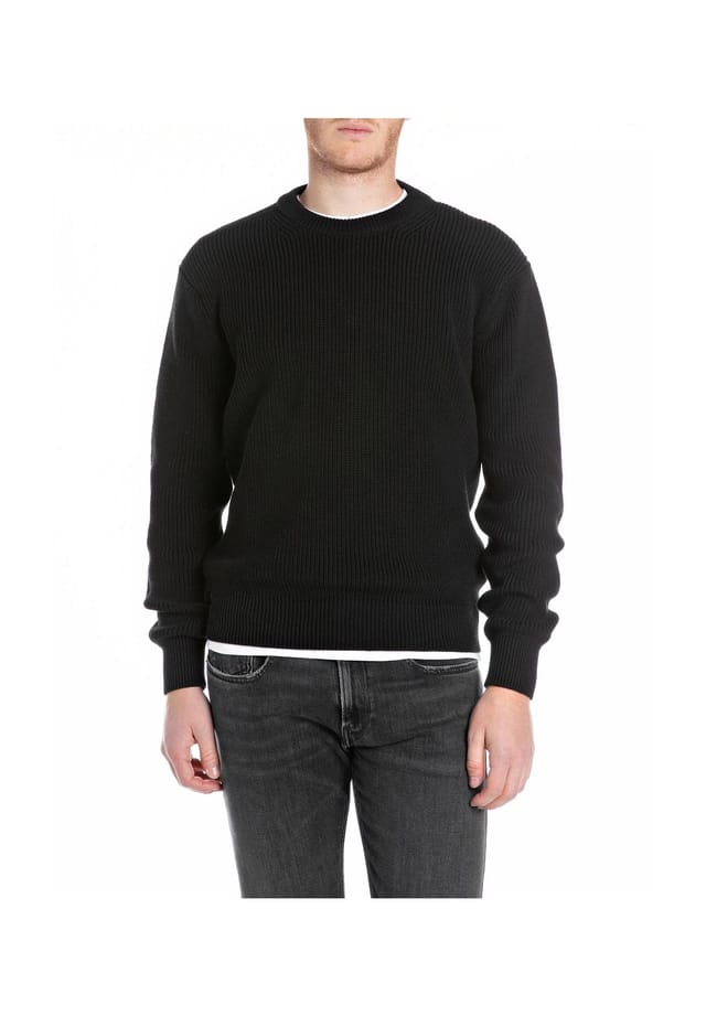 Хлопковый свитер Replay, черный
Хлопковый свитер Replay, черный