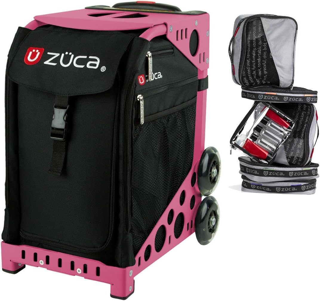 Спортивная сумка-вкладыш Zuca "Obsidian", розовая рама, мигающие колеса и набор с чехлом для флаера
Спортивная сумка-вкладыш Zuca "Obsidian", розовая рама, мигающие колеса и набор с чехлом для флаера