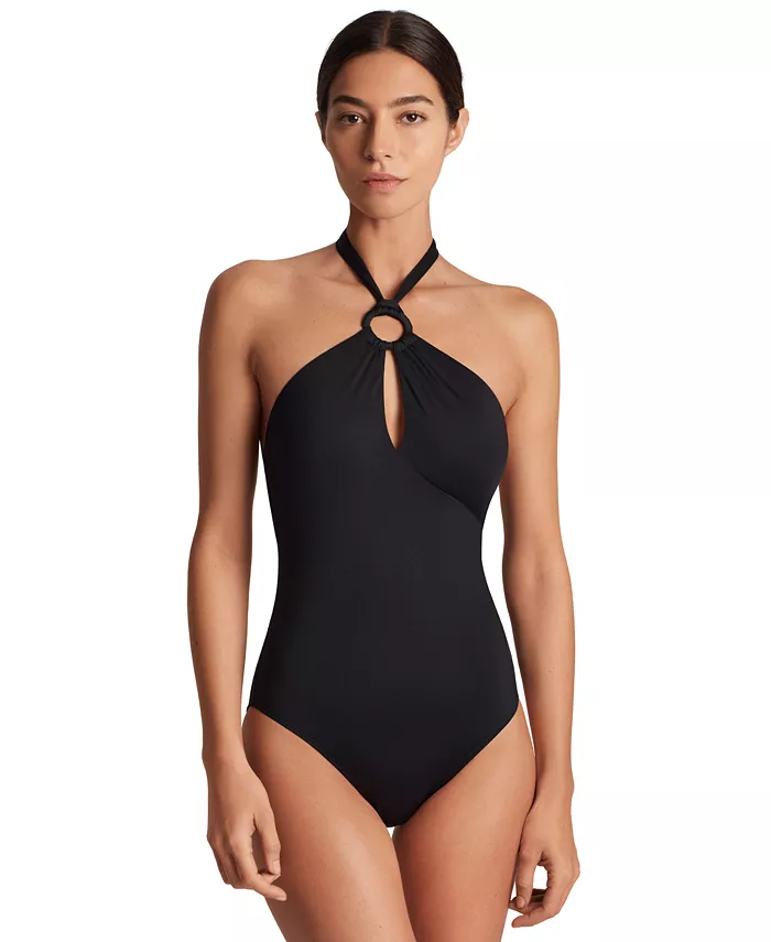 Женский цельнокроеный купальник с высоким воротником и макраме-кольцами Lauren Ralph Lauren, черный
Женский цельнокроеный купальник с высоким воротником и макраме-кольцами Lauren Ralph Lauren, черный