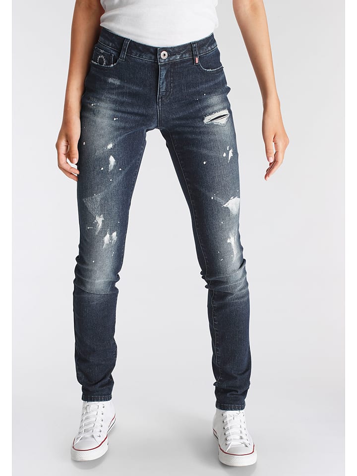 Джинсы облегающего кроя темно-синего цвета alife and kickin
Джинсы облегающего кроя темно-синего цвета alife and kickin