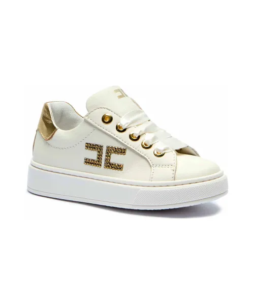 Кожаные кроссовки Elisabetta Franchi, белый
Кожаные кроссовки Elisabetta Franchi, белый