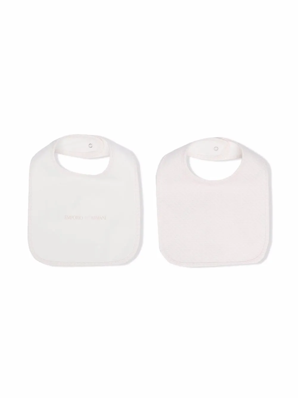 Комплект из двух нагрудников с логотипом Emporio Armani Kids, розовый
Комплект из двух нагрудников с логотипом Emporio Armani Kids, розовый