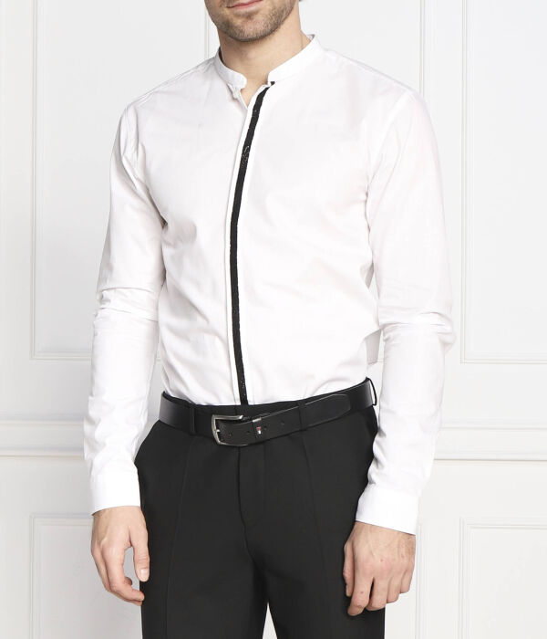 Рубашка мужская Hugo с контрастной планкой, белый
Рубашка мужская Hugo с контрастной планкой, белый