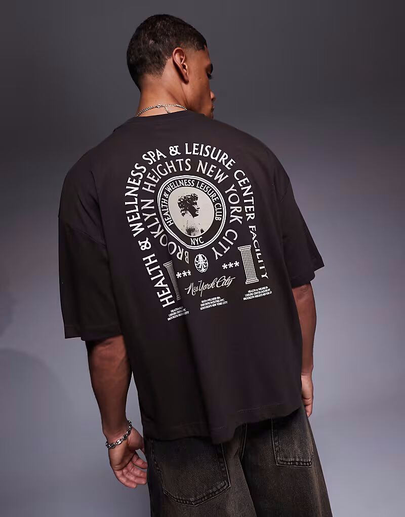 Футболка свободного кроя ASOS DESIGN oversize с университетской графикой коричневого цвета
Футболка свободного кроя ASOS DESIGN oversize с университетской графикой коричневого цвета