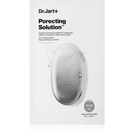 Dr. Jart+ Dermask Porecting Solution Очищающая маска - 28 г, с активированным углем
Dr. Jart+ Dermask Porecting Solution Очищающая маска - 28 г, с активированным углем