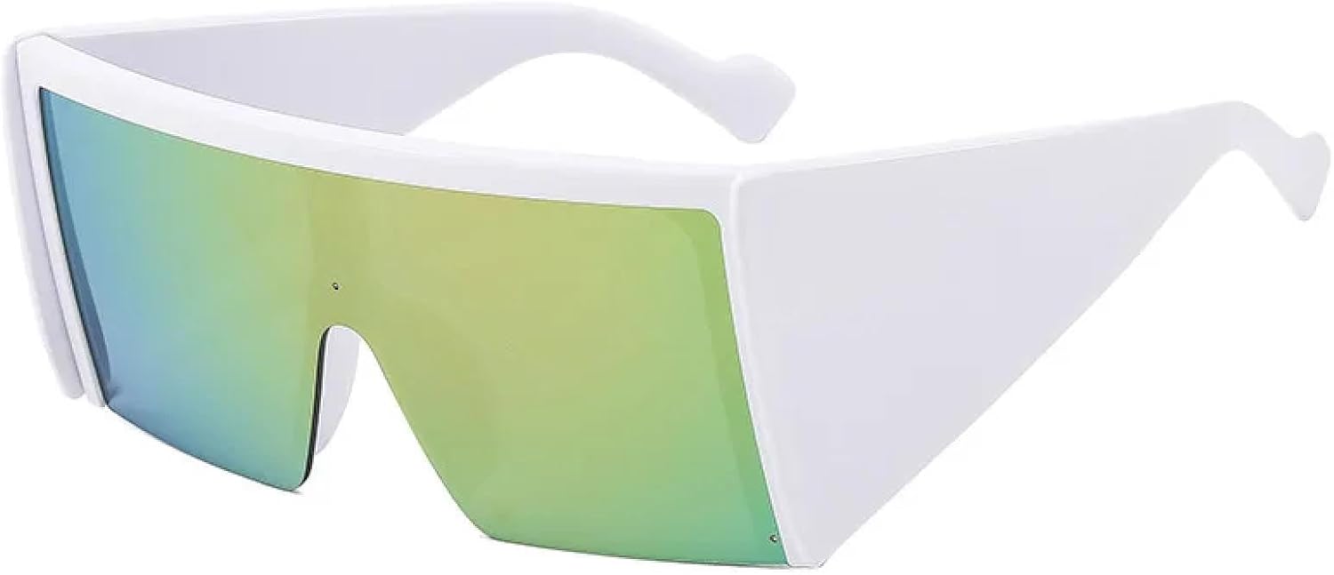 Большие цельные зеркальные солнцезащитные очки для женщин, модные очки для активного отдыха на открытом воздухе, защита от УФ-излучения UV400 VVTWSSW, White-pinkmirror
Большие цельные зеркальные солнцезащитные очки для женщин, модные очки для активного отдыха на открытом воздухе, защита от УФ-излучения UV400 VVTWSSW, White-pinkmirror