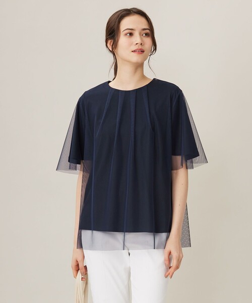 Футболка из прозрачного тюля, бренд Free Zone, цвет темно-синий
Футболка из прозрачного тюля, бренд Free Zone, цвет темно-синий