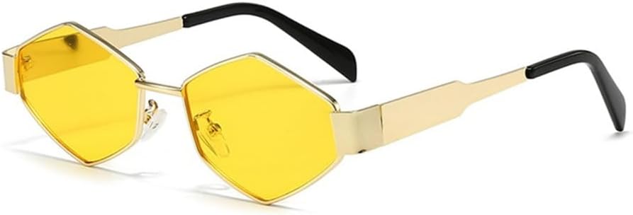 Солнцезащитные очки многоугольной формы для женщин, солнцезащитные очки ромбовидной формы для женщин, ретро-винтажные металлические очки с бриллиантами HDUBFY, Gold Yellow
Солнцезащитные очки многоугольной формы для женщин, солнцезащитные очки ромбовидной формы для женщин, ретро-винтажные металлические очки с бриллиантами HDUBFY, Gold Yellow