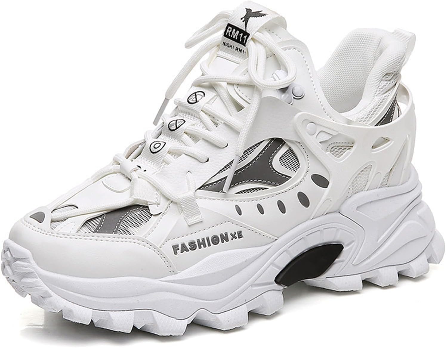 Мужские модные кожаные высокие кеды на шнуровке с массивной платформой, повседневные, с нескользящей подошвой, с округлым носком, для вождения, прогулок, бега и теннисных тренировок Netehadi, белый
Мужские модные кожаные высокие кеды на шнуровке с массивной платформой, повседневные, с нескользящей подошвой, с округлым носком, для вождения, прогулок, бега и теннисных тренировок Netehadi, белый