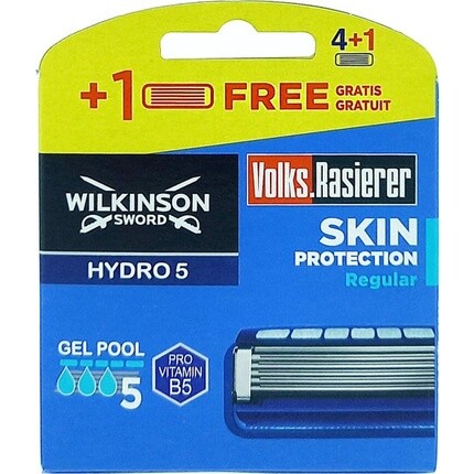 Wilkinson Sword Wilkinson Hydro5 Защита кожи Обычная 4+1 шт.
Wilkinson Sword Wilkinson Hydro5 Защита кожи Обычная 4+1 шт.