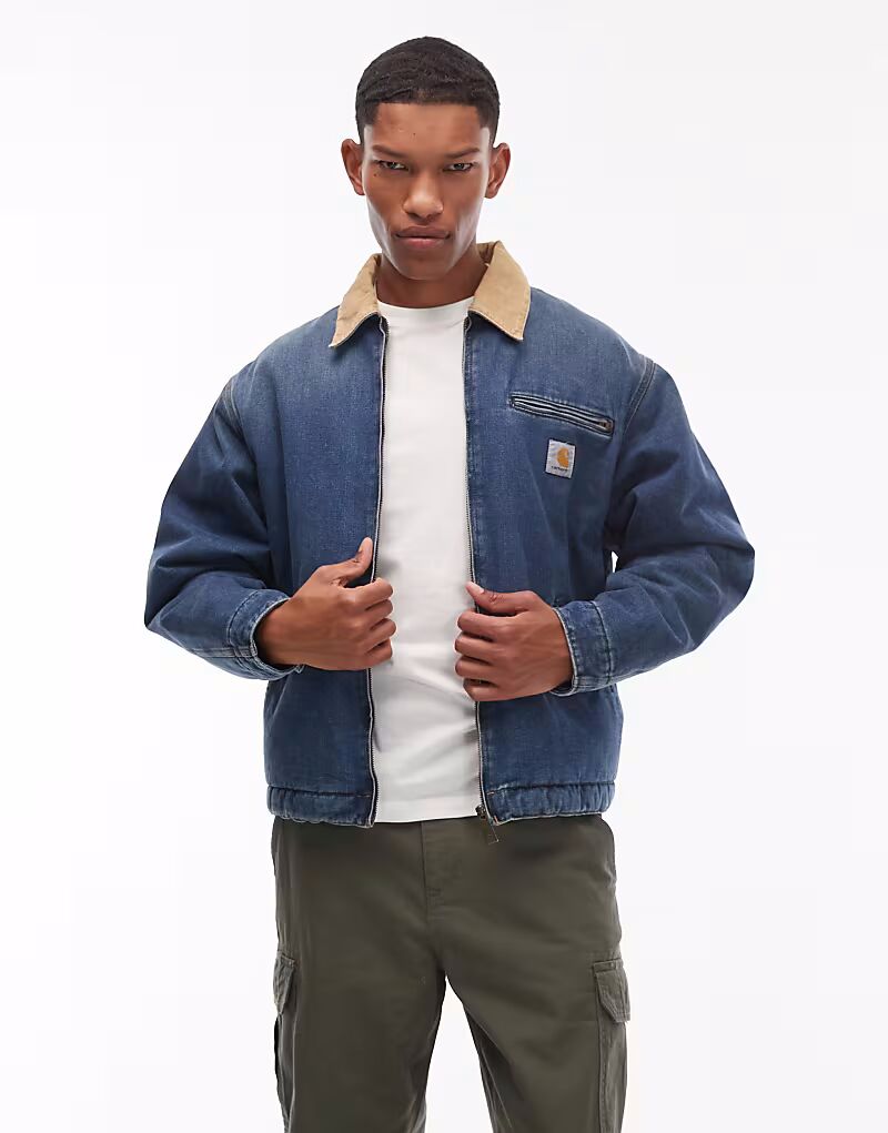 Куртка OG Detroit из винтажного синего денима с подкладкой из искусственного меха Carhartt Wip
Куртка OG Detroit из винтажного синего денима с подкладкой из искусственного меха Carhartt Wip