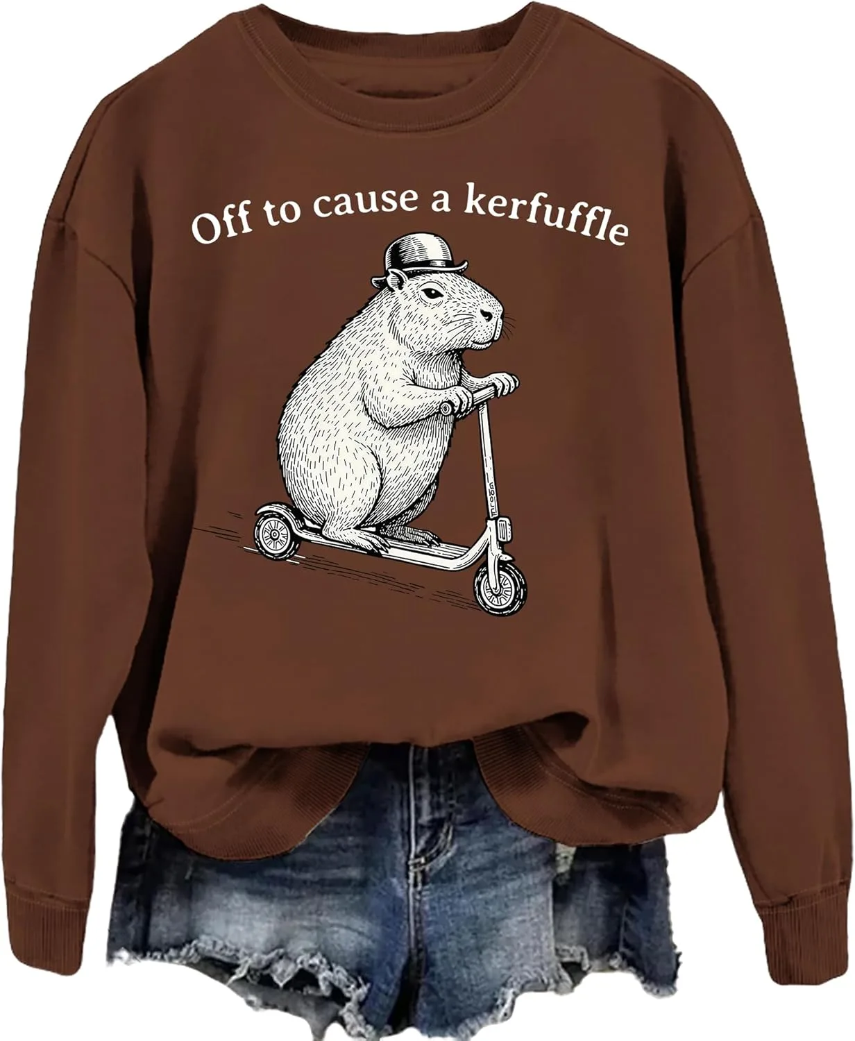 Толстовка с принтом Off To Cause A Kerfuffle
Толстовка с принтом Off To Cause A Kerfuffle