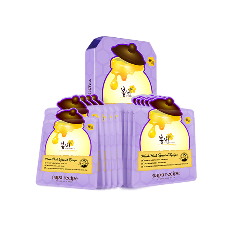 Papa Recipe Пурпурный весенний дождь маска для лица подтягивающая увлажняющая увлажнение отшелушивающая контроль жира 3
Papa Recipe Пурпурный весенний дождь маска для лица подтягивающая увлажняющая увлажнение отшелушивающая контроль жира 3