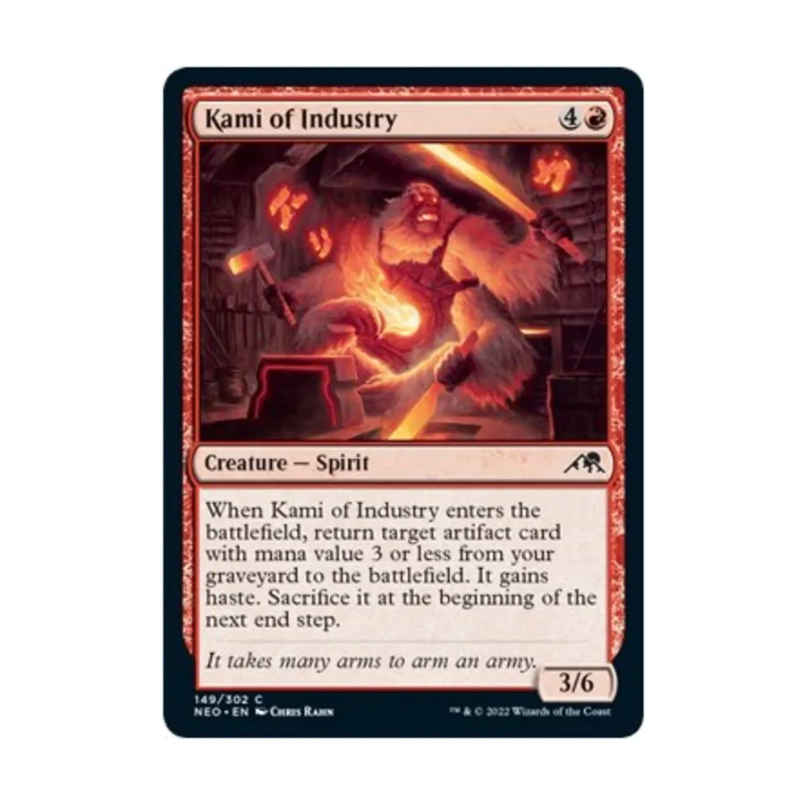 CCG Ками промышленности (C), MTG - Kamigawa : Neon Dynasty
CCG Ками промышленности (C), MTG - Kamigawa : Neon Dynasty