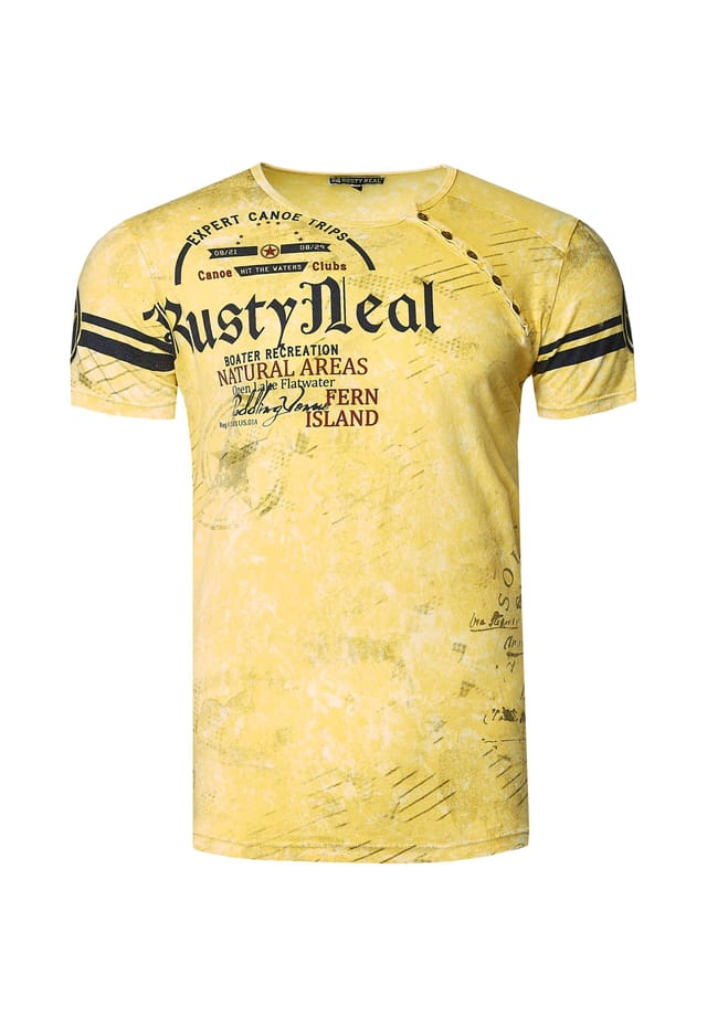 Футболка с крутым принтом логотипа Rusty Neal, желтый
Футболка с крутым принтом логотипа Rusty Neal, желтый