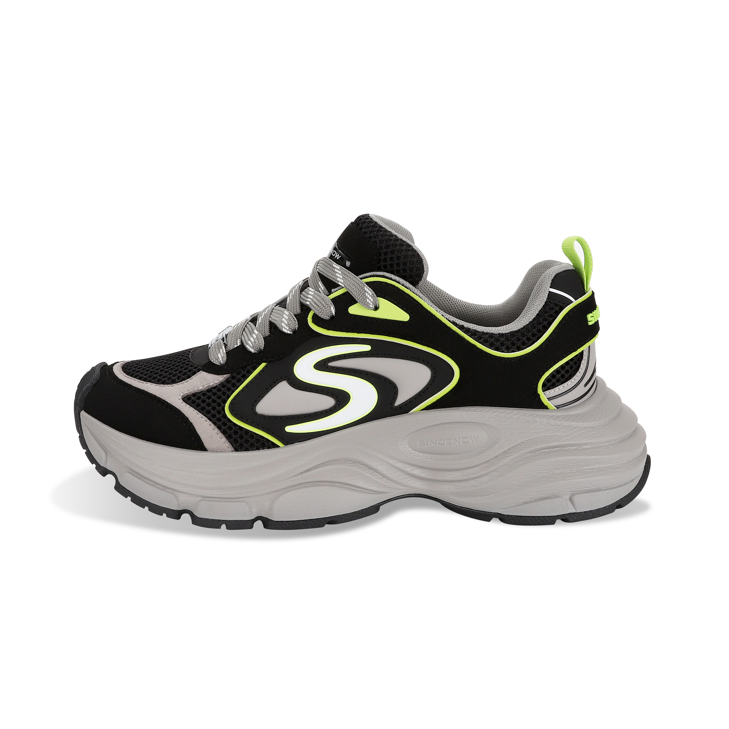 SINCENOW Низкие массивные кроссовки унисекс черно-зеленые, цвет Black Green
SINCENOW Низкие массивные кроссовки унисекс черно-зеленые, цвет Black Green