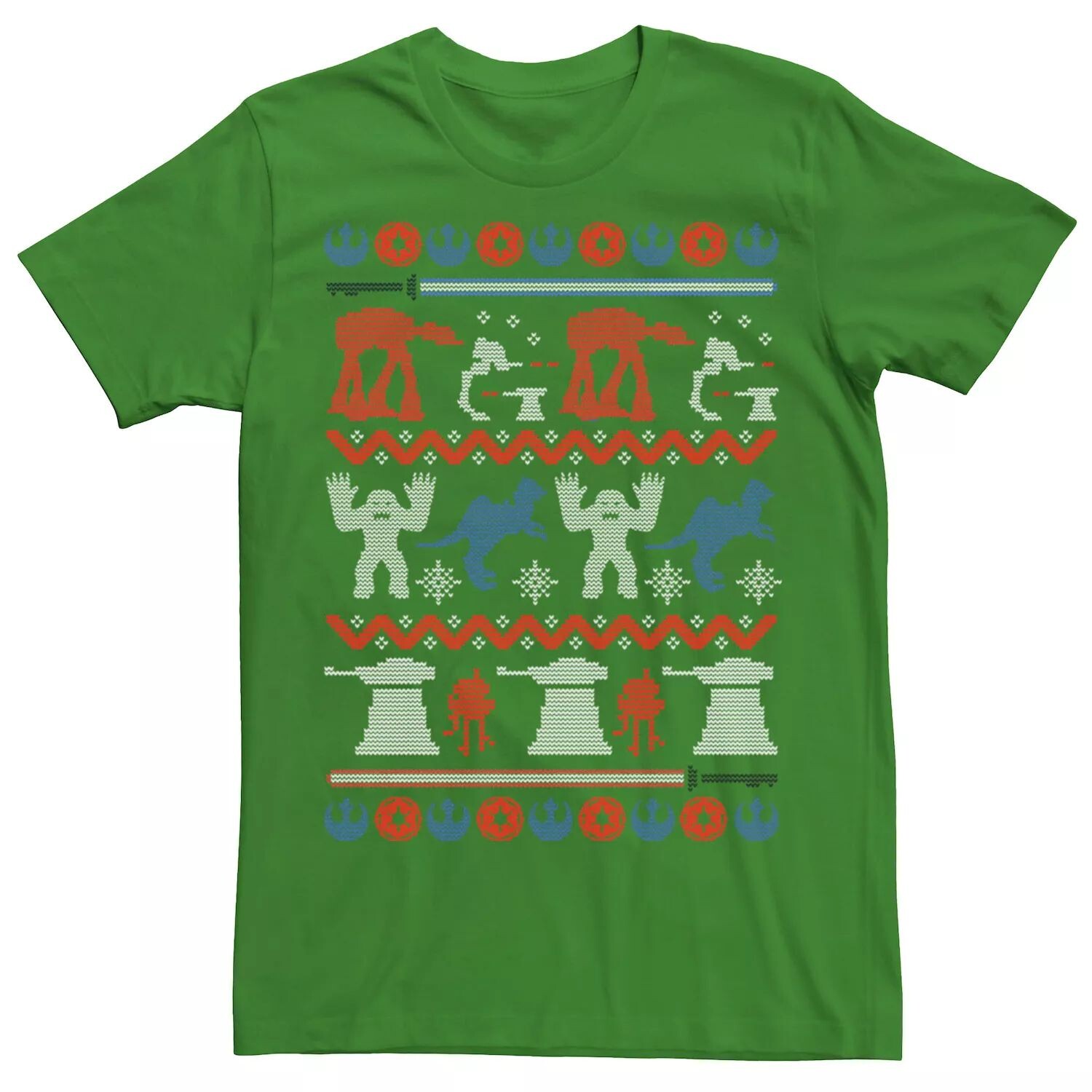 Мужская футболка-свитер «Звездные войны» Hoth Battle Ugly Christmas Licensed Character
Мужская футболка-свитер «Звездные войны» Hoth Battle Ugly Christmas Licensed Character