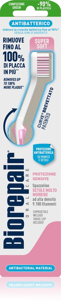 Супермягкая зубная щетка для десен Biorepair, 1 шт
Супермягкая зубная щетка для десен Biorepair, 1 шт