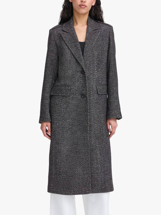 Пальто Emmalu в рубчик "ёлочка" ICHI, Black/Multi
Пальто Emmalu в рубчик "ёлочка" ICHI, Black/Multi