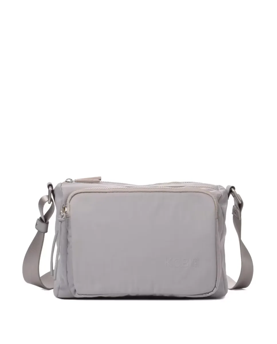 Средняя женская сумка через плечо с передним карманом Kcb, светло-серый
Средняя женская сумка через плечо с передним карманом Kcb, светло-серый