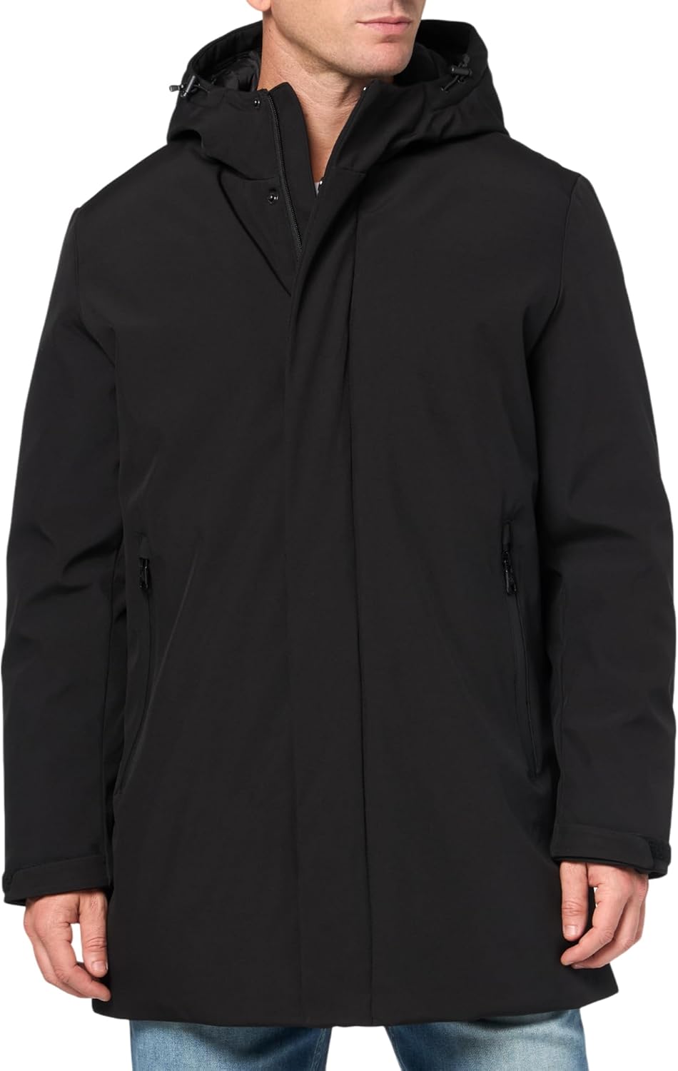 Водонепроницаемая эластичная куртка Calvin Klein Mens Everyday Essential, Black
Водонепроницаемая эластичная куртка Calvin Klein Mens Everyday Essential, Black