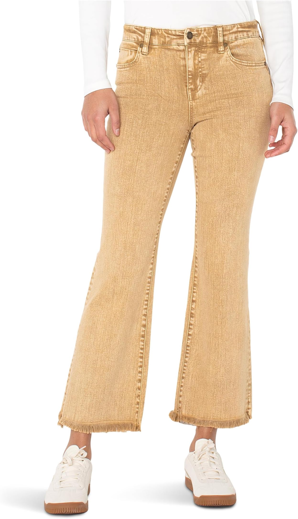 Брюки Liverpool Los Angeles Hannah Mid-Rise Crop Flare Pants w/ Fray, Mineral Gold
Брюки Liverpool Los Angeles Hannah Mid-Rise Crop Flare Pants w/ Fray, Mineral Gold