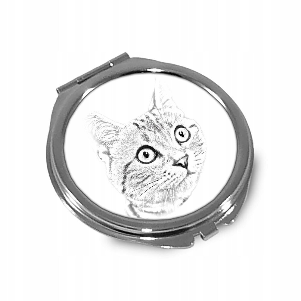 Американская короткошерстная кошка Карманное зеркальце Inna Marka 
Американская короткошерстная кошка Карманное зеркальце Inna Marka