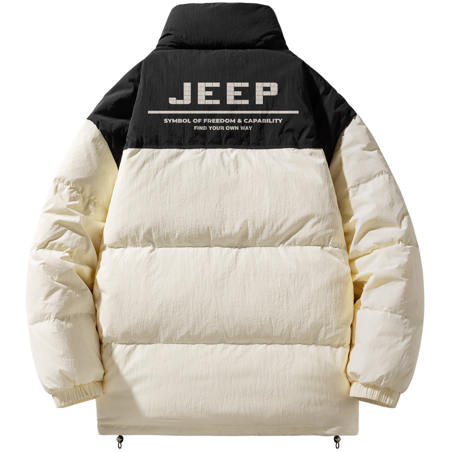 Jeep Унисекс пуховик, Black White
Jeep Унисекс пуховик, Black White