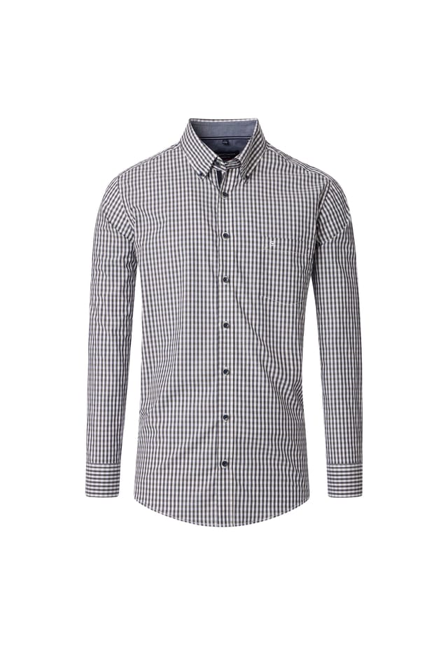 Рубашка свободного кроя в клетку Casamoda, серый
Рубашка свободного кроя в клетку Casamoda, серый