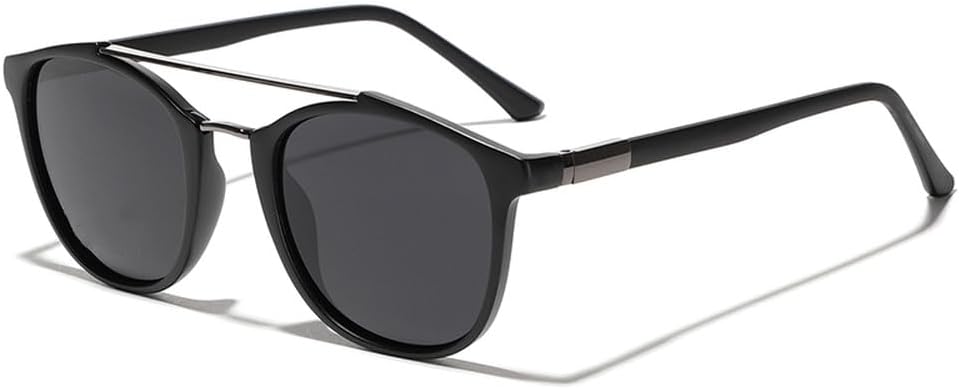 Модные солнцезащитные очки с двойной перемычкой для мужчин, круглые солнцезащитные очки, поляризованные очки для женщин, ацетатные, зеленые, коричневые, унисекс WNCKSQ, Black Grey Frame
Модные солнцезащитные очки с двойной перемычкой для мужчин, круглые солнцезащитные очки, поляризованные очки для женщин, ацетатные, зеленые, коричневые, унисекс WNCKSQ, Black Grey Frame