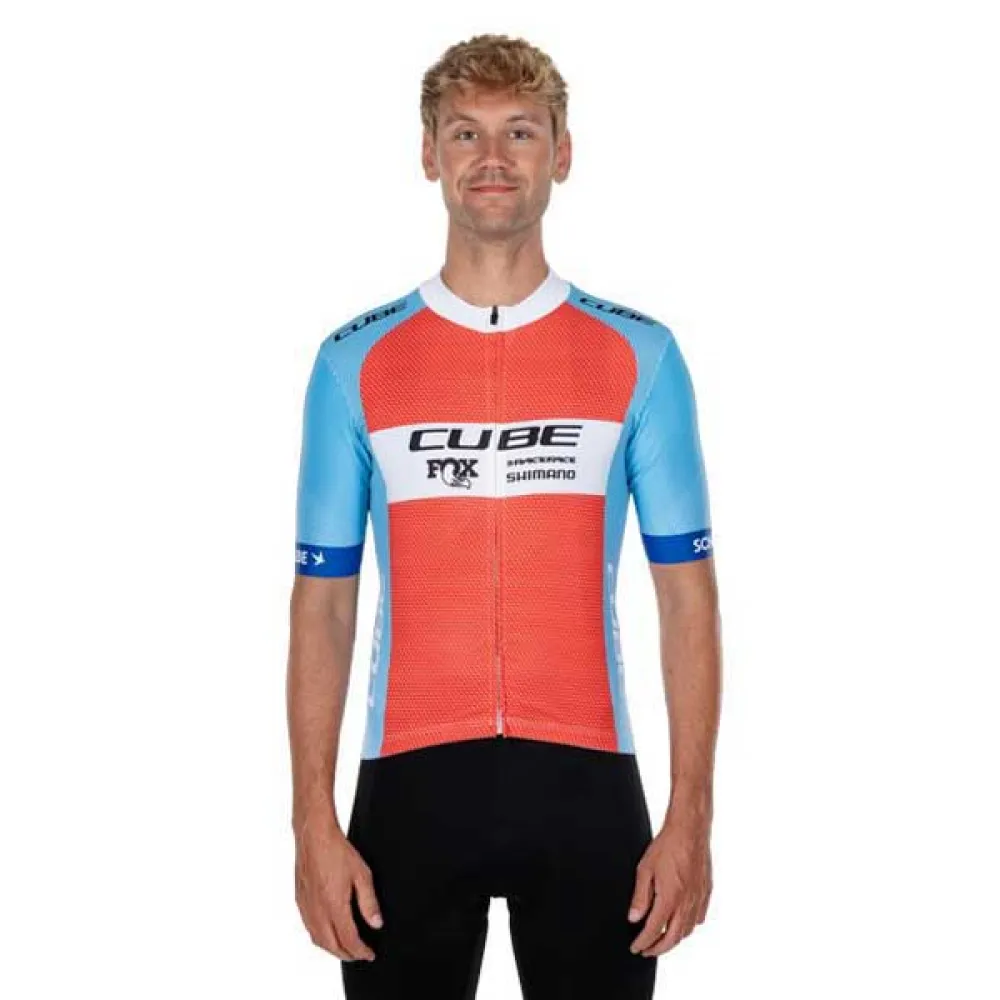 Джерси с коротким рукавом Cube Factory Racing, синий
Джерси с коротким рукавом Cube Factory Racing, синий