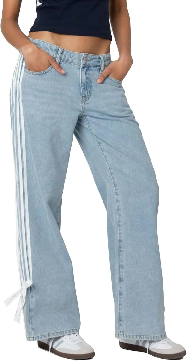 Женские джинсы Qikaka с высокой талией и прямой посадкой
Женские джинсы Qikaka с высокой талией и прямой посадкой