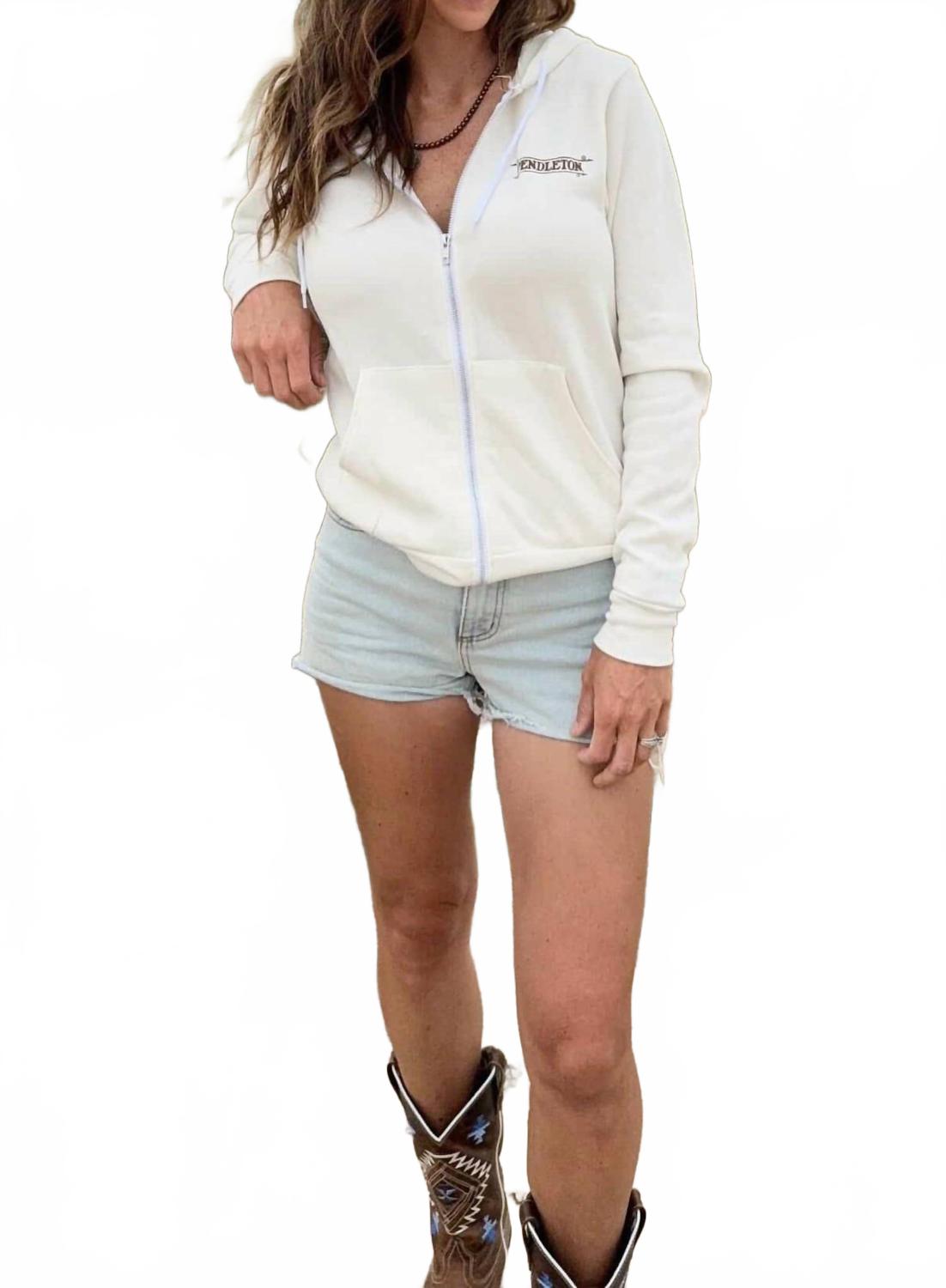 PENDLETON Худи с изображением бегущей лошади, белое
PENDLETON Худи с изображением бегущей лошади, белое