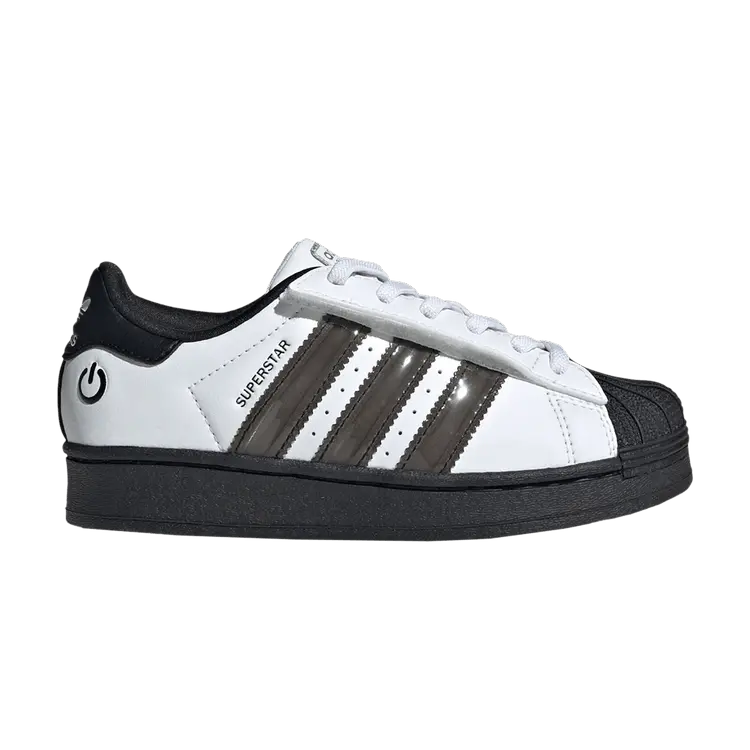 Кроссовки adidas Superstar Comfort Closure EL C 'Led Lights Stripes - White Black', белый
Кроссовки adidas Superstar Comfort Closure EL C 'Led Lights Stripes - White Black', белый