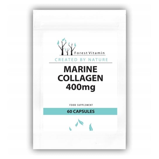 Forest Vitamin, Коллаген морской рыбы 400 мг, 60 капсул.